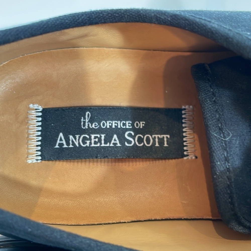 The Office of Angela Scott El Capitan Platform Colorblock Sneaker Black 8 EUC - Picture 4 of 14